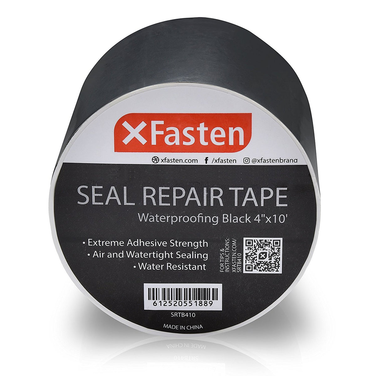 XFasten Fabric and Vinyl Repair Tape Clear 3-Inches by 20-Yards (2-Set) Waterproof Vinyl Repair Hole Patch Kit for Tent Exercise Ball Kayak Inflatable