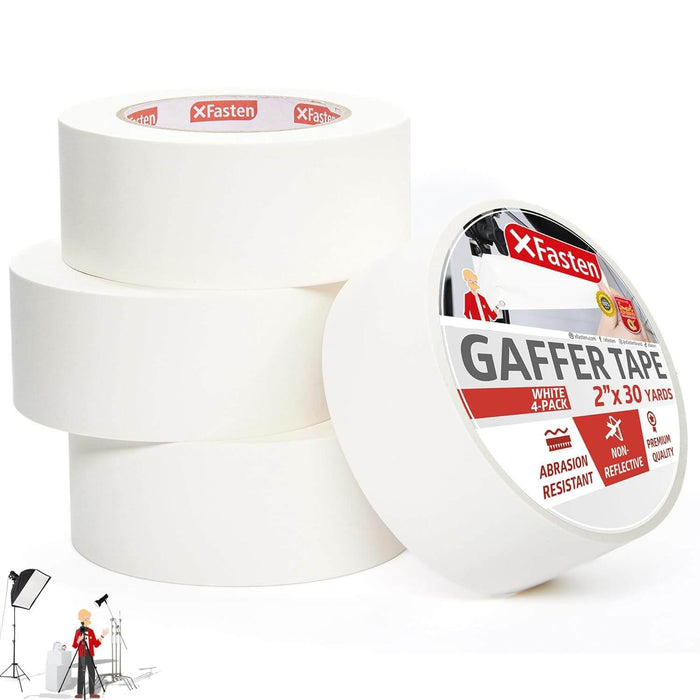 XFasten Professional Grade Gaff Tape | 2 Inches x 30 Yards | Black