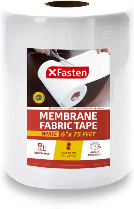 XFasten Waterproofing Membrane Fabric Tape, 6-Inch x 75-Foot