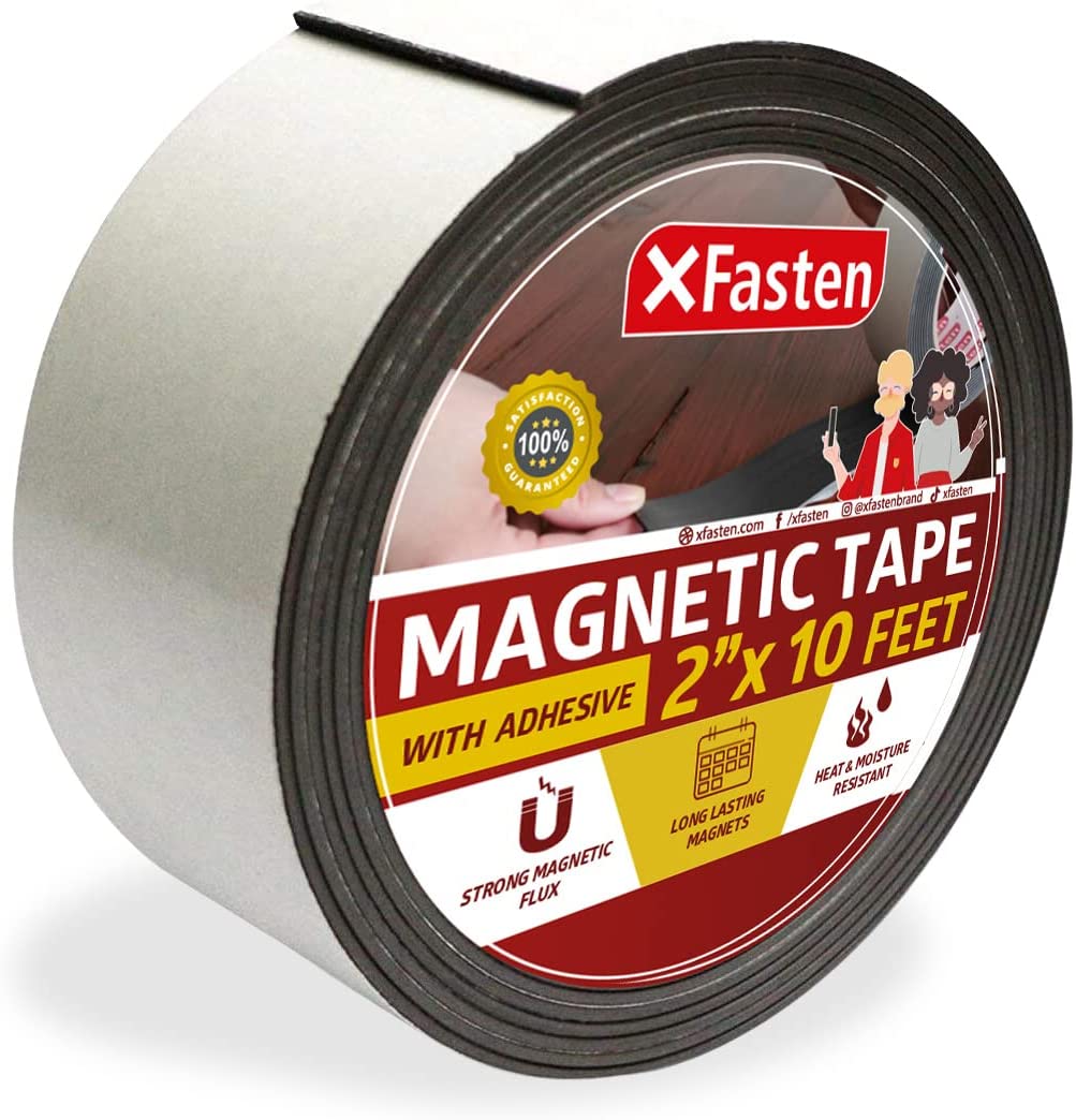 JVCC MAG-02 Magnetic Tape: 1/2 in x 10 ft. (Black) 
