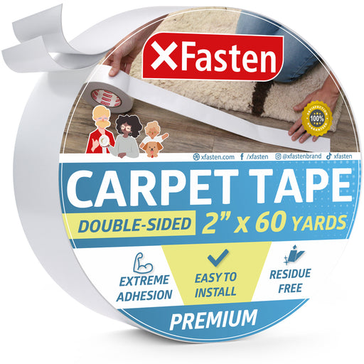 White Double Sided Adhesive Carpet Tape