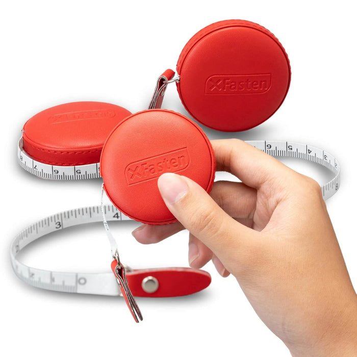 XFasten Retractable Measuring Tape | 60 Inch | Pack of 3