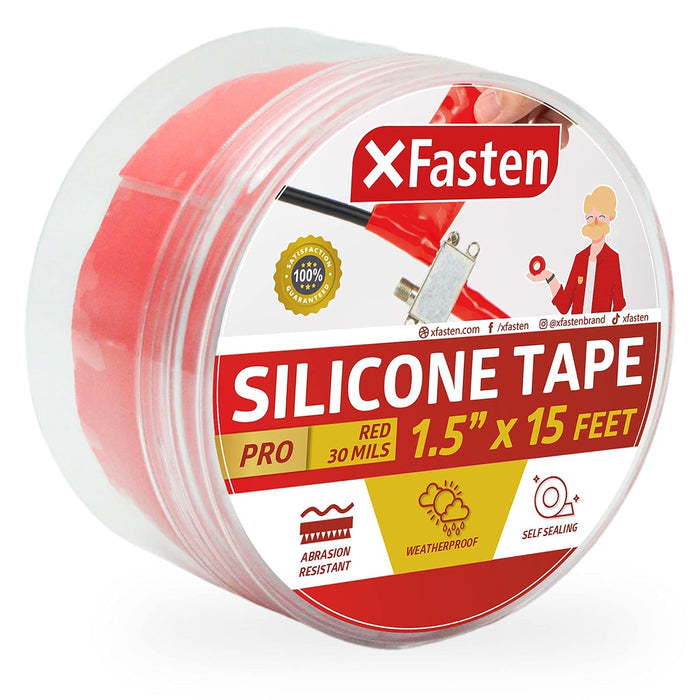 XFasten Professional Silicone Tape, 1 Inch x 15 Foot