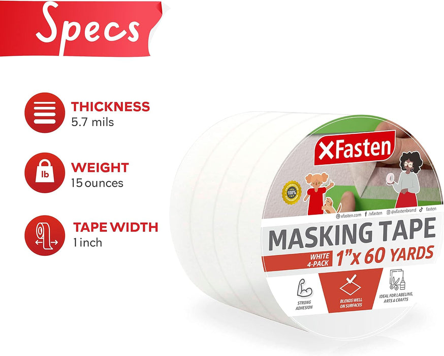 XFasten Premium Office and School Scissors | 8 Inches | Multicolor | Set of  3