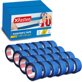 XFasten Professional Blue Painter's Tape |  1.88 Inch x 60 Yards | 24-Pack