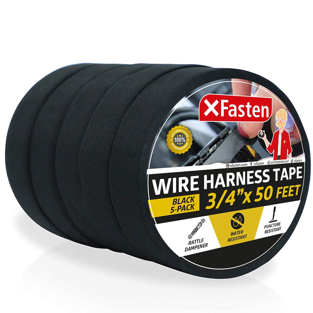 Wire Harness Cloth Electrical Tape Wire Loom Tape Wiring Harness Automotive  Cloth Tape Heat Proof Adhesive Fabric Tape for Automotive Electrical Wrap