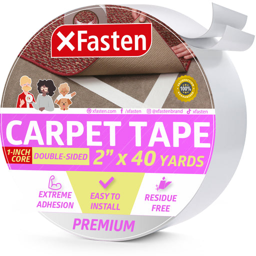 White Double Sided Adhesive Carpet Tape