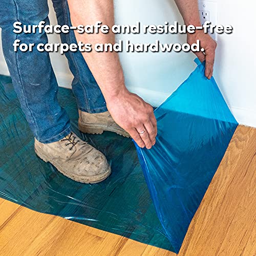 Carpet Protector Film 30 x 200' roll. Made in The USA! Easy Unwind, Clean  Removal, Strong and Durable Carpet Protector. Clear, Self-Adhesive Surface