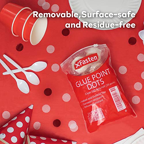Removable Glue Dots Clear Pack Of 60 - Office Depot