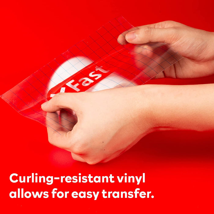 XFasten Permanent Vinyl Sheets | 12 Inches x 12 Inches | 40 Sheets | Assorted Colors