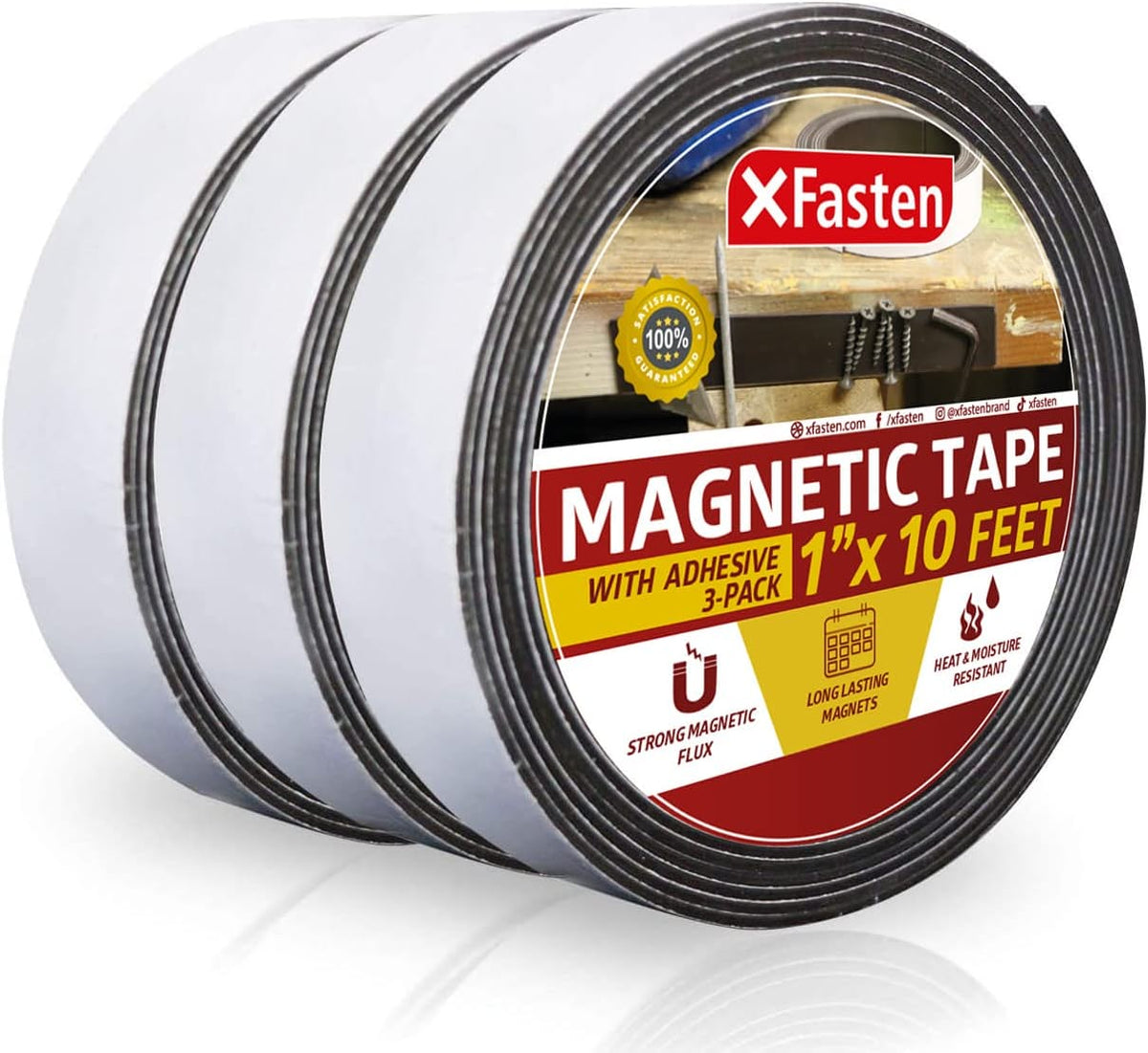 OOK 1/2-inch x 10-ft Flexible Magnetic Tape - 1 set