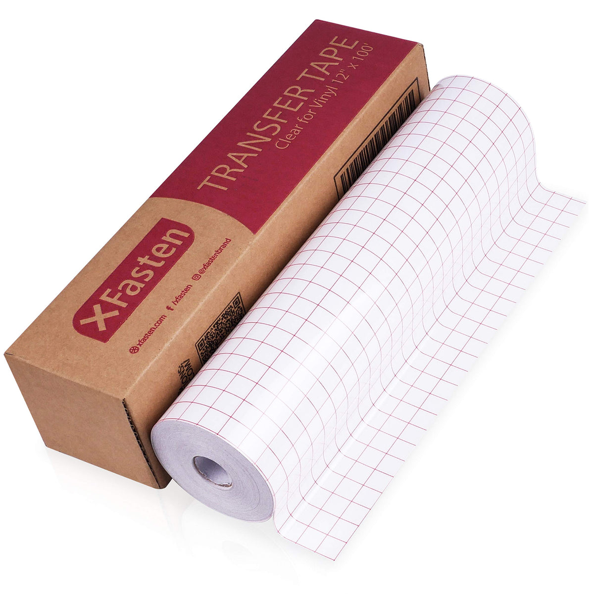 Transfer Tape for Permanent Vinyl - Standard Grid Transfer Paper Roll for  Circut 