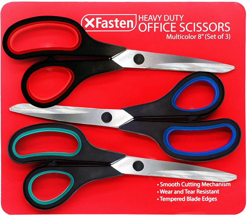  XFasten Sewing Scissors for Fabric Cutting Yellow 9.5 Inch  Premium Professional Fabric Scissors Sewing