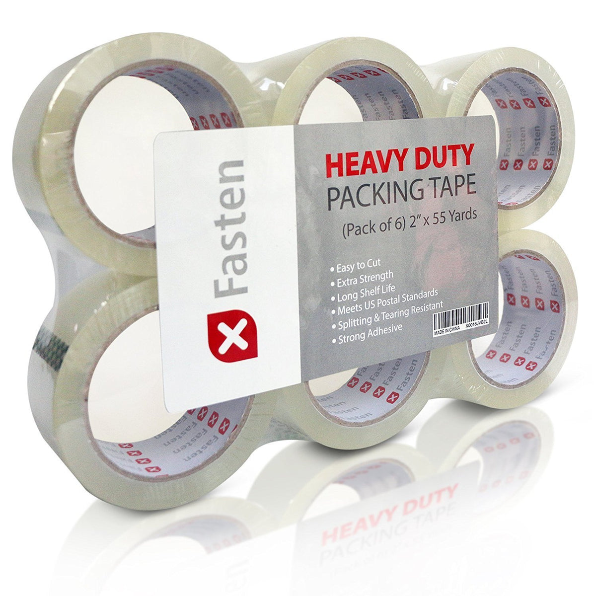 Clear Packing Tape, 2 Inch 55 Yard
